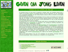 Tablet Screenshot of gevenomjongleven.nl